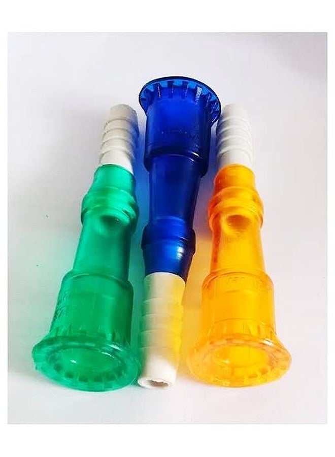 SK S.K PVC Tap Connector/Rubber Pipe Jointer/Pipe Nozzle For Washroom Kitchen Garden 25mm PVC Jointer Hose Fast Fitting, 1/2 Inch (Pack of 3) - Image 1